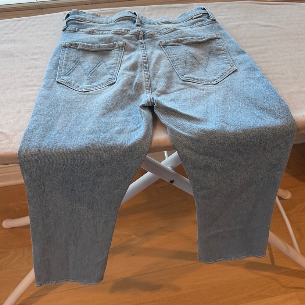 MOTHER Denim Jeans in Light Blue